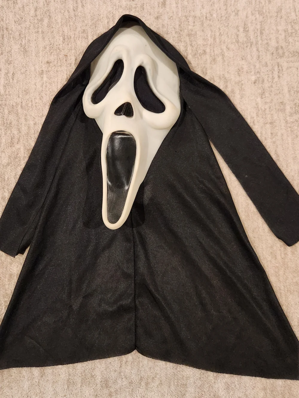 Vtg Scream Ghostface Mask Glow In The Dark Easter Unlimited S9206 Fun World EU